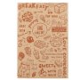 Decorated Non-stick Baking Sheet Sandwich Wrapping Roll Paper Sheet