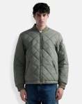 Quilted Mud Green Jacket - XXL Green