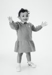 Polo Dress - Grey