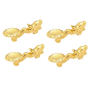 Chopsticks Holder Retro Dragon Chopsticks Rack Gold & Silver 4PCS