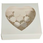 White Heart Box 6 Cup