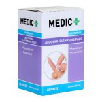 Medic Wipes Alcohol Cleansing Pad 60 Pcs