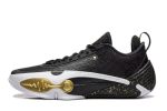 Li-ning Wade All City 14 Men's Basketball Shoes Lightweight High Rebound Basketball Professional Match Shoes Black gold white Us