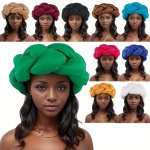 Stretchy Satin Headband With Decorative Braid Soft And Comfortable Hair Tie For Women Perfect For Valentine's Day Or Everyday We
