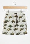 PoP Candy Printed Shorts - Green And Grey