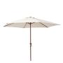 Umbrella Polar & Brown Hexagon Polyester & Steel Dia 260CM