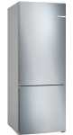 Bosch 483L Stainless Steel Inox Series 4 Freestanding Fridge-freezer Combi No Frost - KGN55VI20Z