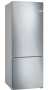 Bosch 483L Stainless Steel Inox Series 4 Freestanding Fridge-freezer Combi No Frost - KGN55VI20Z