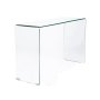 - Clear Flute 125X40CM 12MM Tempered Glass Console