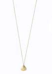 Fan Shell Necklace - Dotted Chain