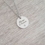 Gemma-lee Personalized Necklace Stainless Steel Size: 15MM On 45CM Chain Ready In 3 Days