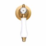 - Brass Classic Lever Stop Tap Hot