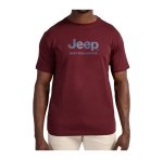 Jeep Iconic Mens T-Shirt Maroon