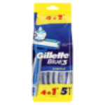 BLUE3 Simple Disposable Razors 5 Pack
