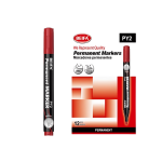 Red Permanent Marker Set 2.0MM Tip 12 Pack