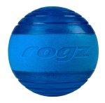 Rogz Squeekz Dog’squeak Ball – Blue – Medium 64MM