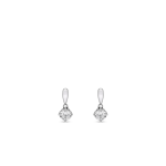 Sterling Silver Cubic Zirconia Solitaire Drop Earrings