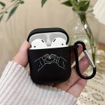 Heart Gesture Protective Case For Airpods 1 2 3 PRO PRO2 - Perfect Gift For Boyfriend girlfriend - Fits New Wireless Earphones
