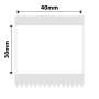 NB214 - NIIMBOT - B1 / B21 / B3S / B4 - 40X30MM - 230 TRANSPARENT LABELS 1