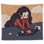 Cartoon Planet Wall Tapestry Decorative Hanging Compatible With Homes