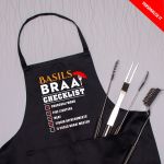 Braai Checklist- Personalised Braai Apron