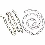 Nicfaky 2 Pcs 1M Heavy Duty Chain For Vintage Chandelier Hanging Lamp Red & Green