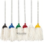 Hygiene Spunlace Mop Head And Handle - Assorted Colours