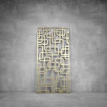 Wall Art D050 - 2000 X 1000 X 20 Indoor Rust Coat Cool White