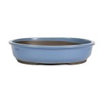 Japanese Kinyou Glazed Oval Container - Large 415 L X 355 W X 90MM H
