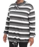 Ladies Stripe Jersey - 60 Blk grey