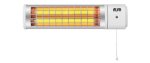 Alva 1200W Silver Electric Quartz Bathroom Heater