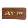 Wooden LED Digital Alarm Clock With Snooze