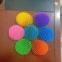 Cross-border Palm Play Elastic Net Rebound Deformation Plastic Shrapnel Decompression Decompression Worm Toy Vent 3D Elastic Net