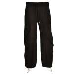 Drawstring Balloon Pants - Black L xl