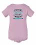 I Try To Be Good But I Take After My Grandpa Baby Onesie Bodysuit Pink