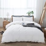 Saferay Green 3 Piece Duvet Cover Oversized King 98X120 Ultra Soft And Breathable Bedding Comforter Cover Set Sateen Weave Beddi