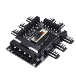 MicroWorld Molex To 8 X Fan+ Speed Selector
