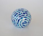 Blue & White Paper Weight 9CM