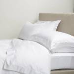 200 Thread Count Oxford 100% Cotton Duvet Cover Set White - Super King 260X240CM