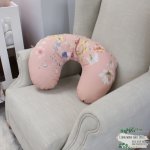 Feeding Pillow Cover Just Wildflower White Dusty Pink