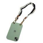 Phone Wristlet Chain - Black And White Rope