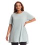 Donnay Plus Size Longer Length Essential Tee - Sage