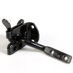 Gate Latch Automatic 75MM Black Japan