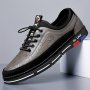 Men's Trendy Vintage Sneakers With Adjustable Buckle Comfy Non Slip Casual Shoes For Men's Outdoor Activities