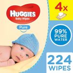 Baby Wet Wipes Pure Quad Pack