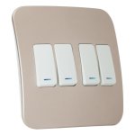 Four Lever One-way Switch With Locator - Champagne - Buy Online At 7 Triple 7