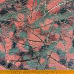Brocade 15980 Prism Peach&grn