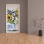 Decoupage - Yellow Flowers By Stella Bruwer Door