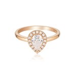 Georgini Luxe Splendore Ring Rose Gold - 6