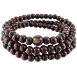 Wood Bangle Bracelet Tibetan Buddhist Sandal Necklace Bead Buddhism Prayer